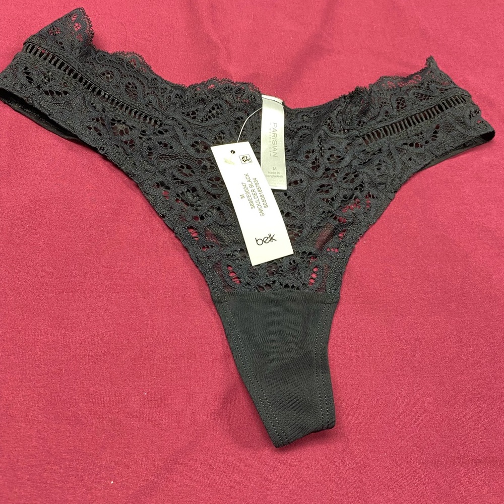 Parisian Works Black Lace Panties